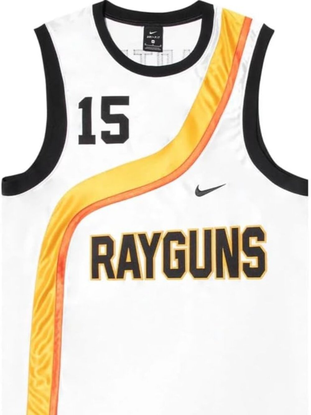 Nike Retro Roswell Rayguns Vince Carter Jersey White Black Gold CV1970-100